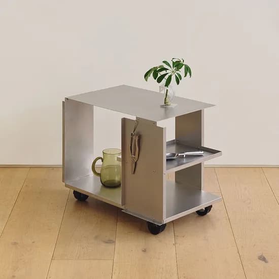 Tea Trolley Aluminum