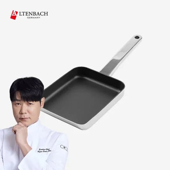 최현석PICK 디펜더스 미니에그팬 인덕션 스테인레스 사각팬