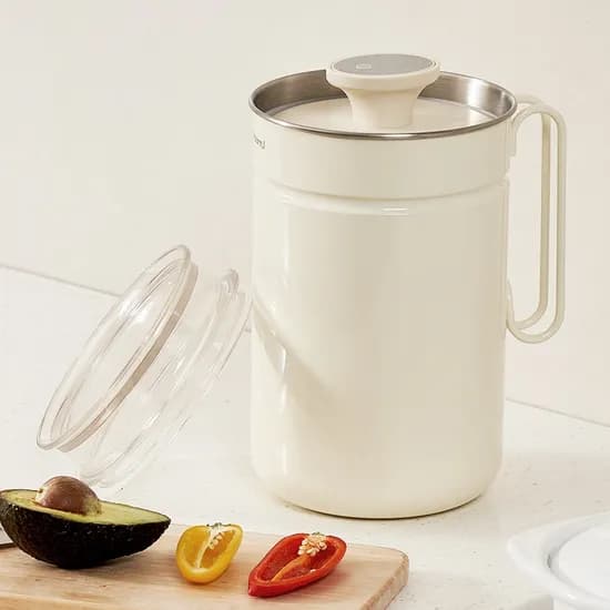 이중 냄새 차단 진공 음식물 쓰레기통 2.8L