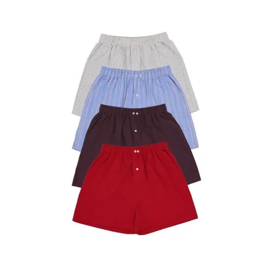 refine / 소프트워싱 40수 면 파자마 쇼츠,4colors,M/L