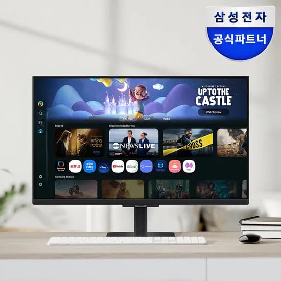 삼성 스마트 모니터 M5 68.6cm(27인치) S27FM500 블랙 OTT 삼탠바이미