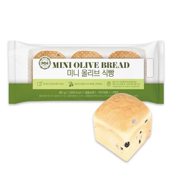 미니 올리브식빵 2개