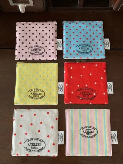 French Dot 프렌치 도트 땡땡이 티코스터 6type