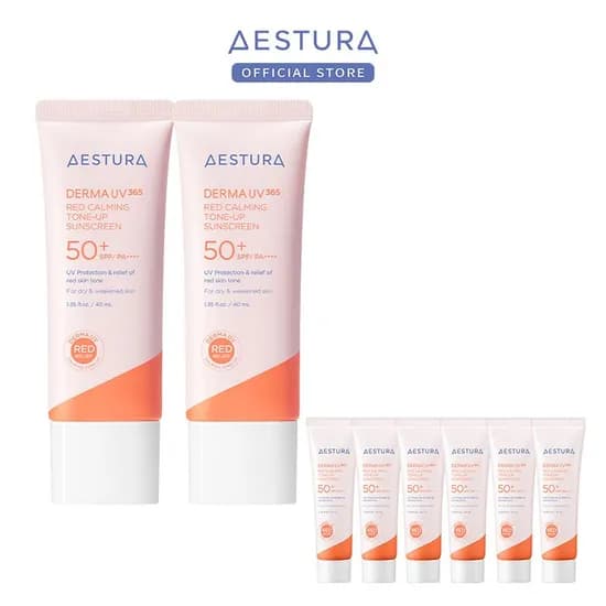 더마UV365 레드진정 톤업 선크림 40ml * 2