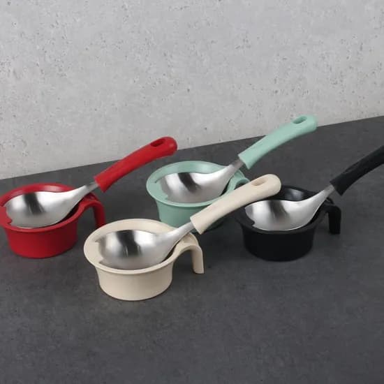 보겐 멀티스푼 받침대 세트 서빙스푼 미니국자 4colors