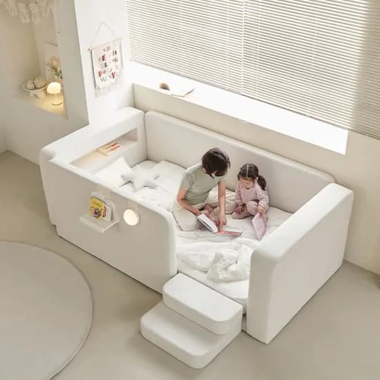 가드증정 키노 데이베드 아쿠아텍스 패브릭 LED 조명 아기침대 프레임 SS