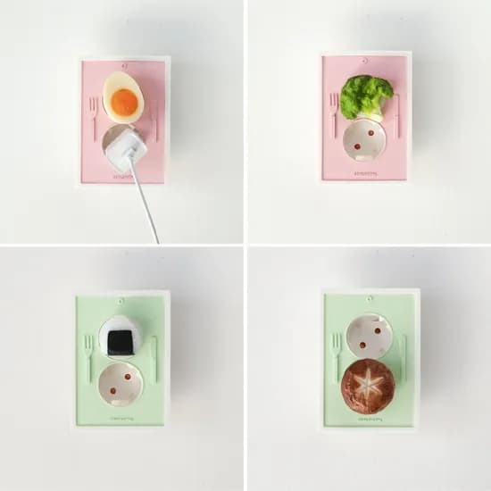 브로콜리 단독 OUTLET PLUG COVER 음식 콘센트 마개