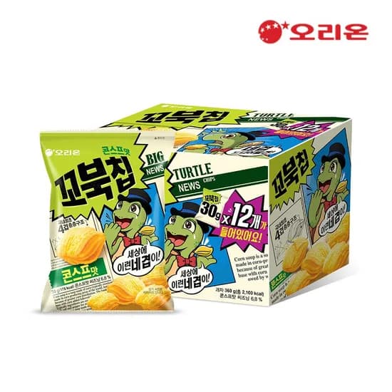 꼬북칩 콘스프 미니 30g 12입