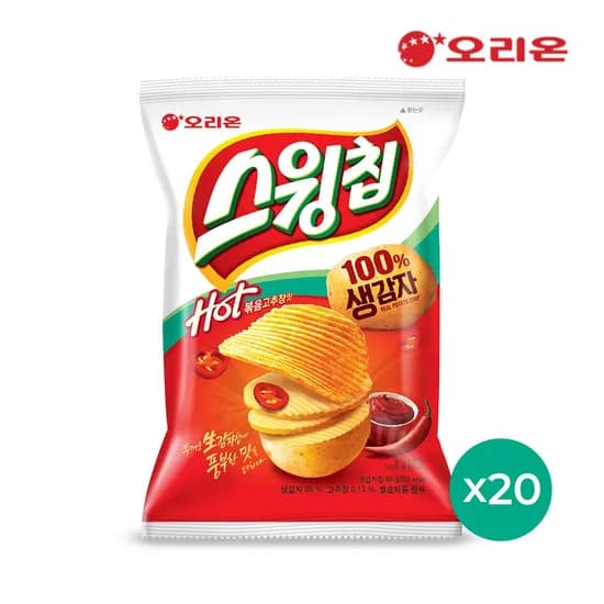 스윙칩 볶음고추장(60g) x 20개