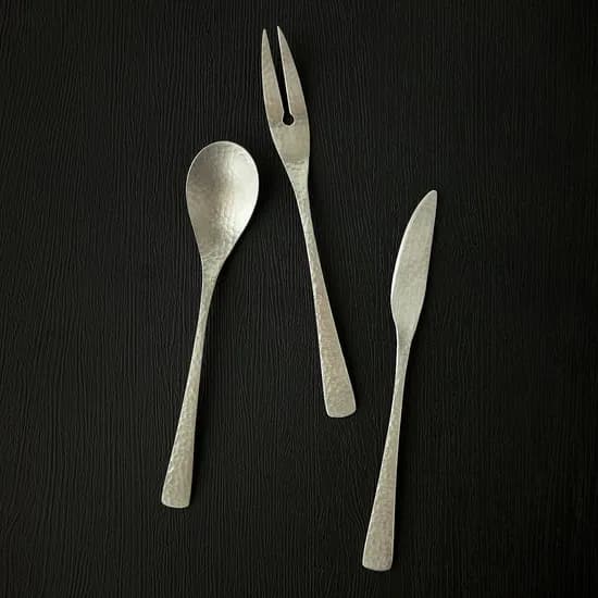히카루 디저트 커트러리 스푼 케이크 포크 버터 나이프