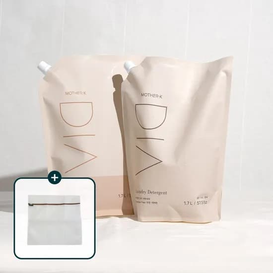 디아 아기 세탁세제 리필세트(세탁세제1.7L+섬유유연제1.7L)(+사각세탁망M 증정)