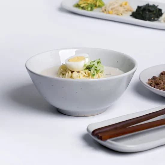 진 고백자 국산 도자기 삼각 소면기 소 16cm 1p
