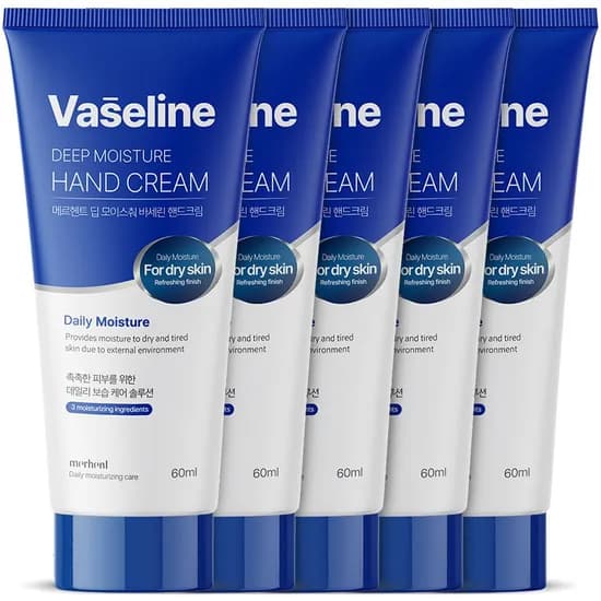 바세린 핸드크림 60ml x 5개 핸드로션 퍼퓸 고보습 향기좋은 향좋은