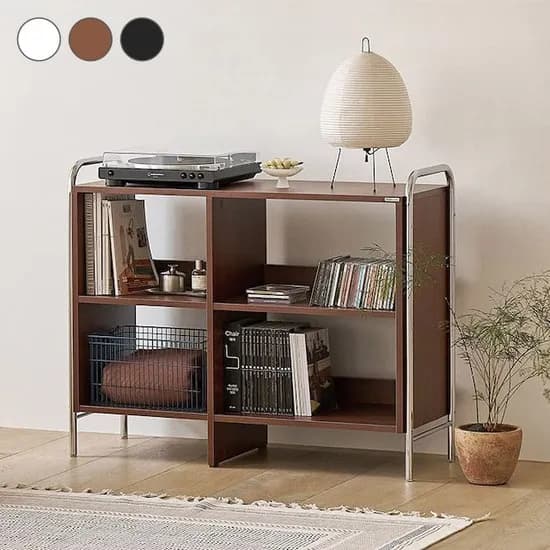 발트 크롬 수납장 선반 E0등급 책장 LP장 3size 3colors