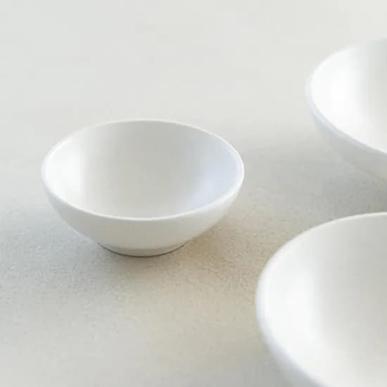 이천도자기 효백자 원형 종지 찬기 8.5cm 식기 그릇 반찬기 플레이트