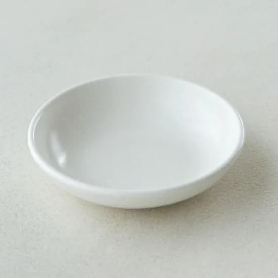 이천도자기 효백자 민찬기 1호 12cm 식기 그릇 원형 반찬기 플레이트