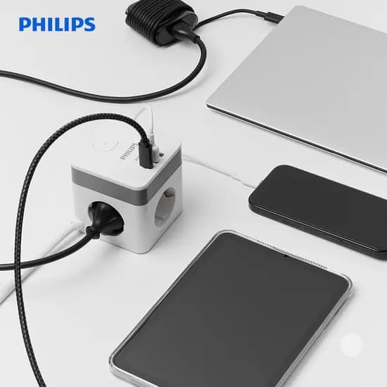 파워 큐브 고용량 멀티탭 3구 USB C타입 A타입 2M