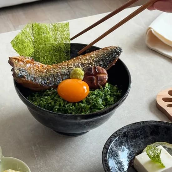 담음새가 좋은 뚜껑있는 텐동그릇 오로라 MADE IN JAPAN