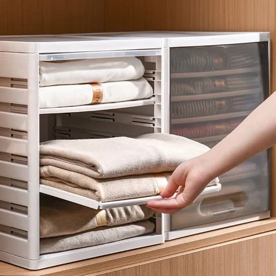 내맘대로 칸조절! 2세대 칸조절 옷정리트레이 옷정리함 3size