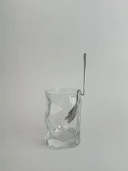 실버 스텐 컵 스푼