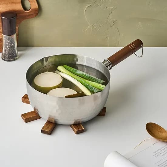 매일쓰는 다크우드 스텐 함마톤 편수냄비 20cm 인덕션가능