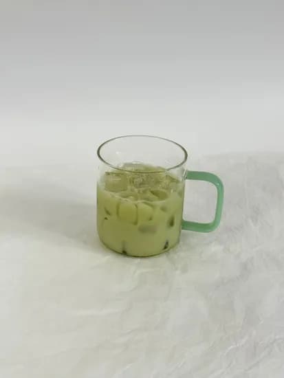 글레어 머그컵 손잡이 투명유리커피잔 물컵 400ml