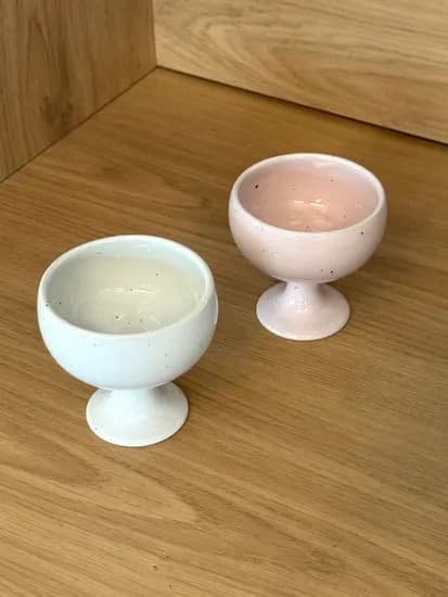 밀로우 미니 컵 / 국내제작 소주잔 술잔 사케잔 도자기잔 집들이선물 6.7cm