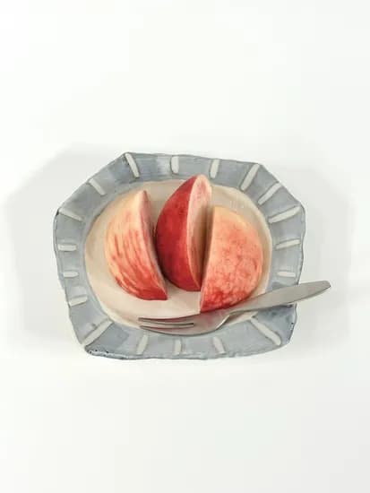 코타 플레이트 도자기접시 디저트 과일 플레이팅그릇 16cm