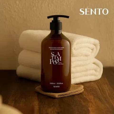 데일리 퍼퓸드 리페어 너리싱 샴푸 화이트머스크향 1000ml 2개