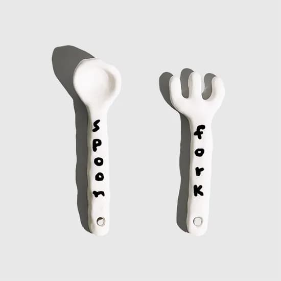 스푼 & 포크 드로잉 머들러(2type)