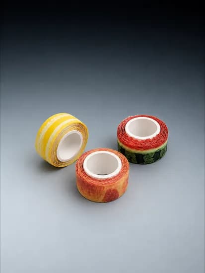 여름의맛 마스킹테이프 Washi tape / 수박 / 참외 / 물렁이복숭아