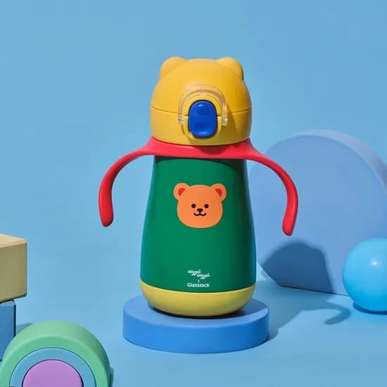 위글위글 빨대 텀블러 330ml (위글베어)