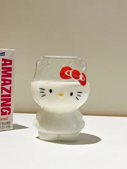 키티 글라스 컵(KITTY GLASS CUP)
