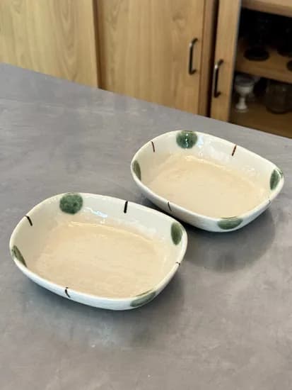 플레이팅접시 예쁜 사각 접시 반찬그릇 디저트 볼