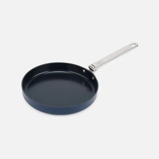 스페이스 폴딩 핸들 세라믹 프라이팬 24cm 블루