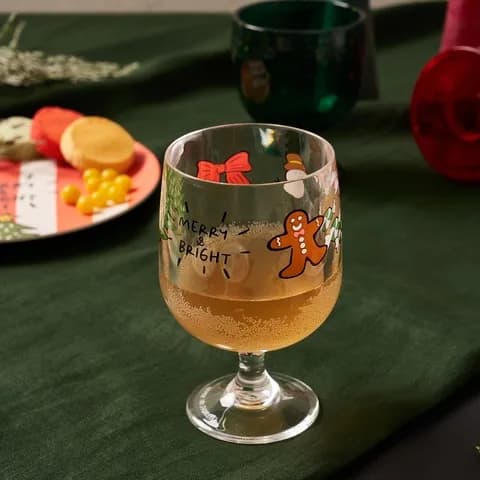 메리브라이트 크리스마스 아크릴 미니 고블렛컵 260ML 6,200원