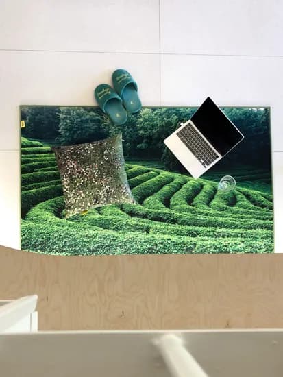 인 더 메모리 그린 러그 100x150