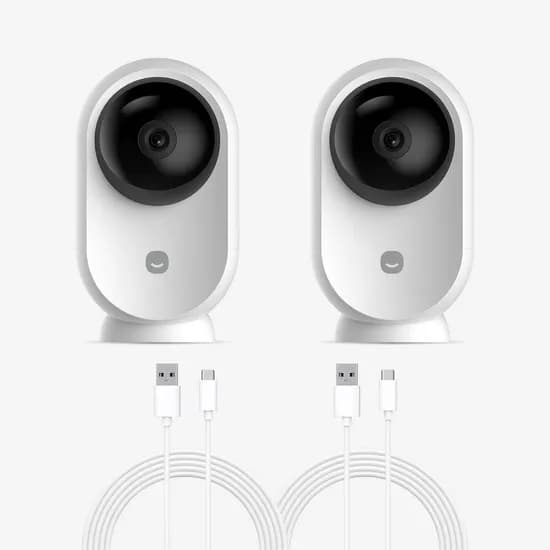 1+1 스마트 홈카메라 Egg Pro 300만화소 + 3m 케이블 홈캠 출산 육아 CCTV