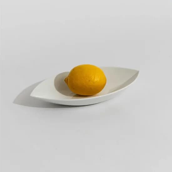 백자 각타원 접시 S 20,000원