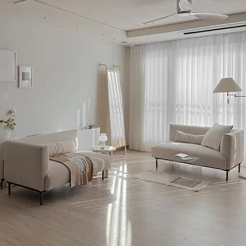 오슬로 3.5인 크라비츠 패브릭 소파