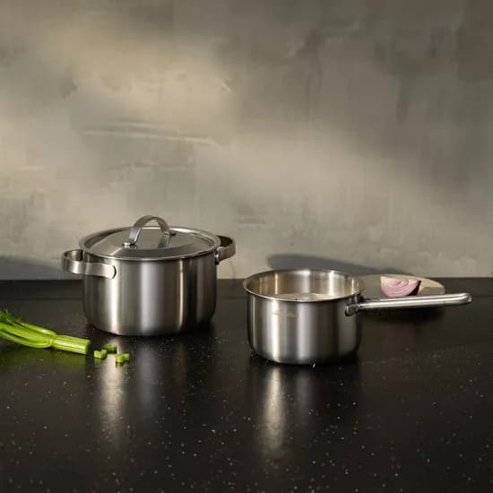 316L 통3중 라이트 스텐냄비 2종 세트 (16cm 편수 + 20cm 양수)