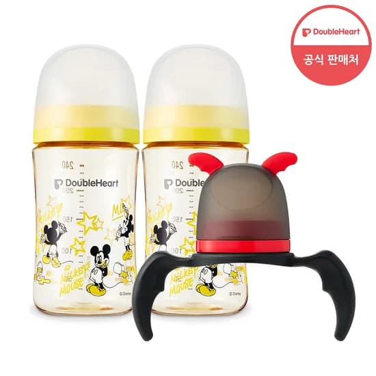 240ml 미키 클래식 트윈팩(젖병2개/노꼭지) +리틀 데몬SET