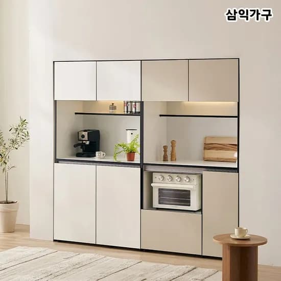 포이티 1200 홈카페 로봇청소기 주방수납장 (LED 선택) 239,000원