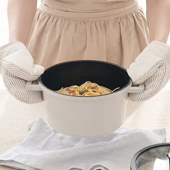 국내생산 인덕션겸용 오레오 IH 양수냄비 20cm 세라믹 코팅