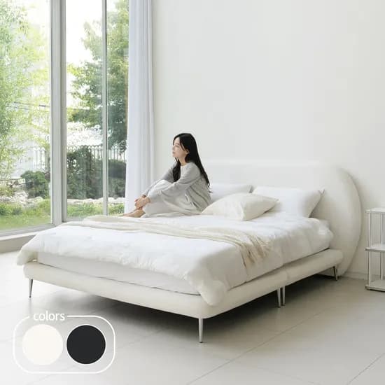까유 갤럭시 패브릭 침대프레임 SS/QK/LK (매트선택)
