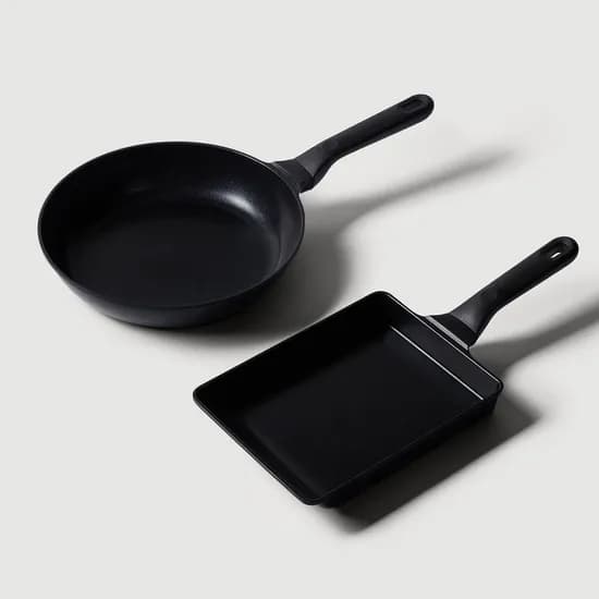 인덕션 겸용 프라이팬 사각팬 세트 26cm 18cm