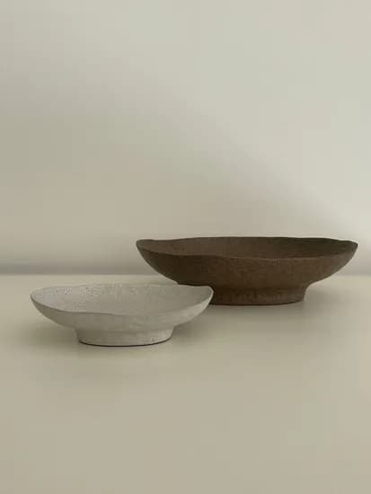 굽 오발 플레이트 2size/color