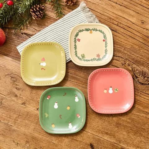 포근한겨울 크리스마스 간식 트레이 4P세트 6,900원