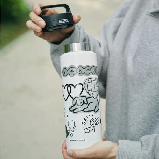 보온보냉 캐리 핸들 텀블러 (800ml)