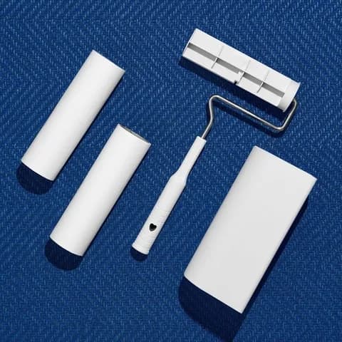 스탠드 롱 테이프클리너 돌돌이 16cm 세트 (헤드+리필9개)